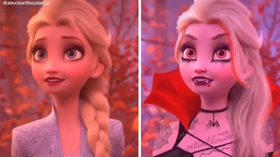 Elsa od Disneyho v současné podobě